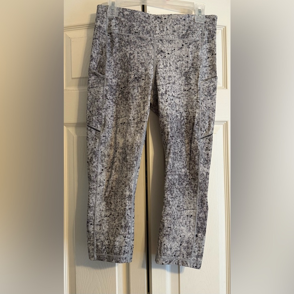 Lululemon Athletica Speed Up Crop 21” Antiqued Alpine White Leggings